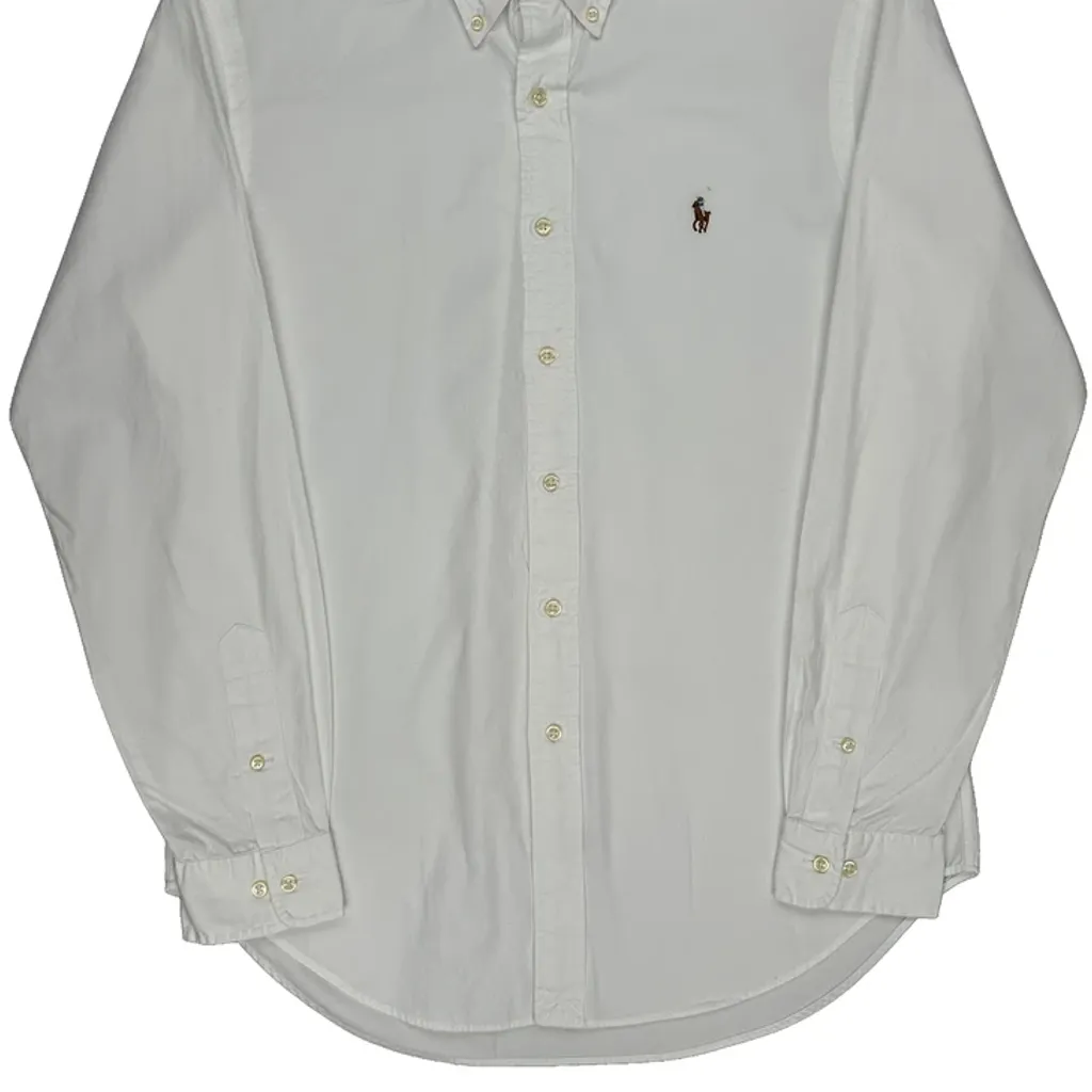 Ralph Lauren Shirt - Medium White Cotton - Image 4