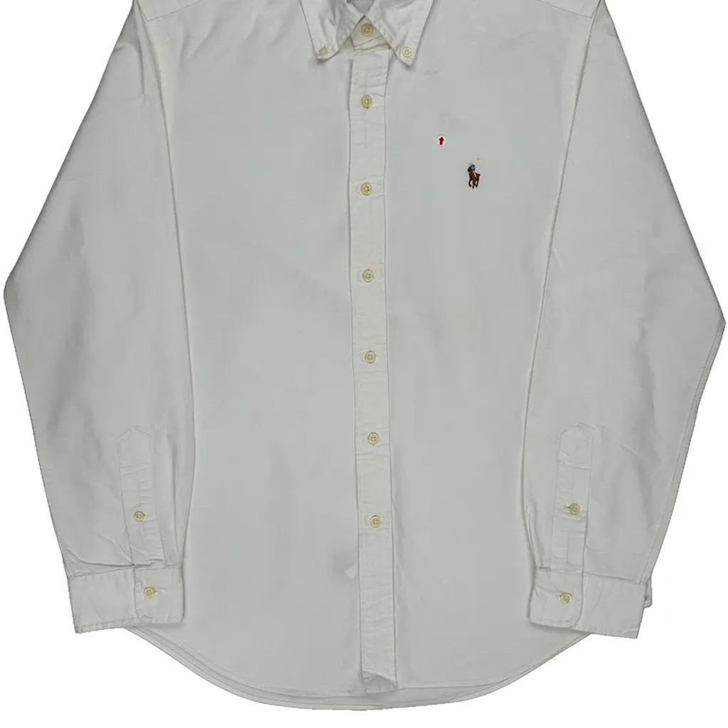 Ralph Lauren Shirt - Medium White Cotton - Image 5