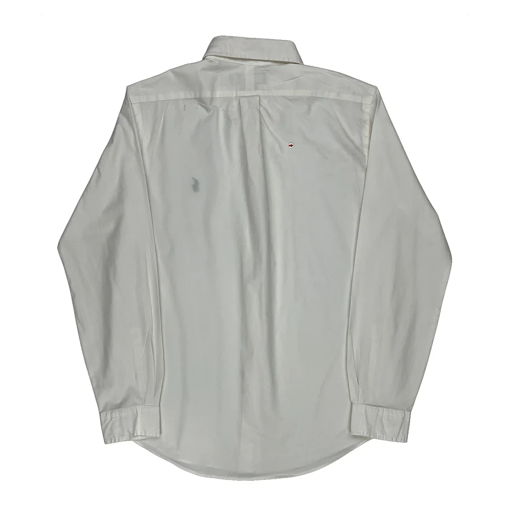 Ralph Lauren Shirt - Medium White Cotton - Image 2