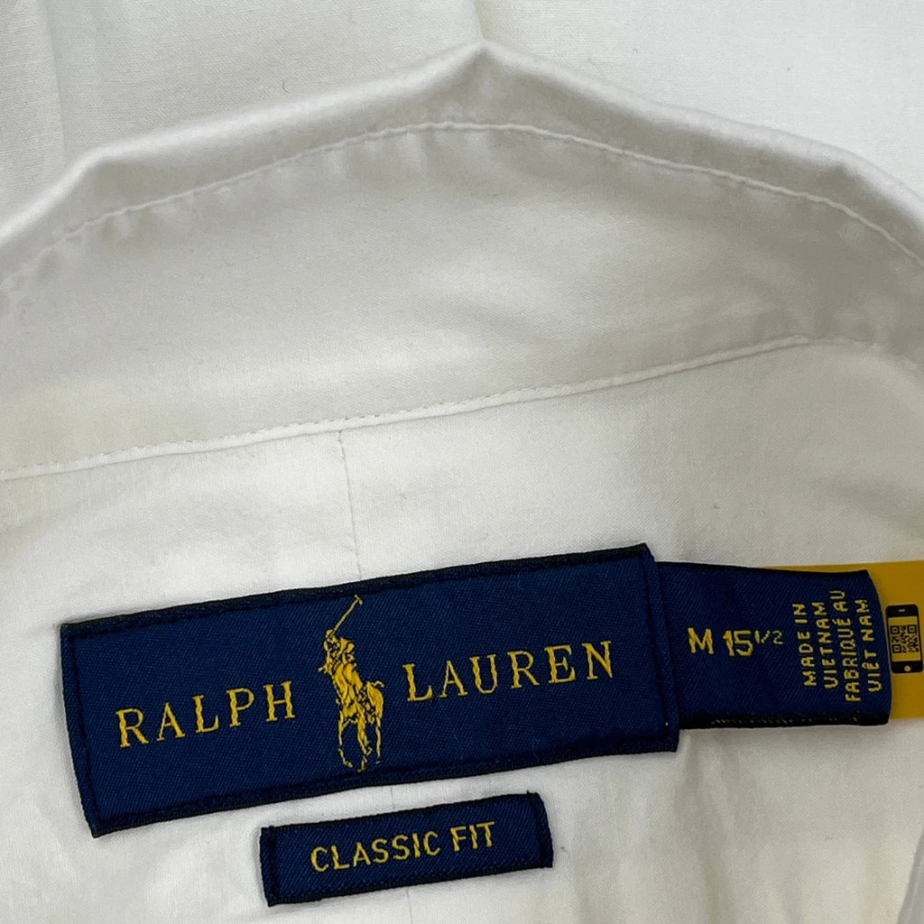 Ralph Lauren Shirt - Medium White Cotton - Image 4