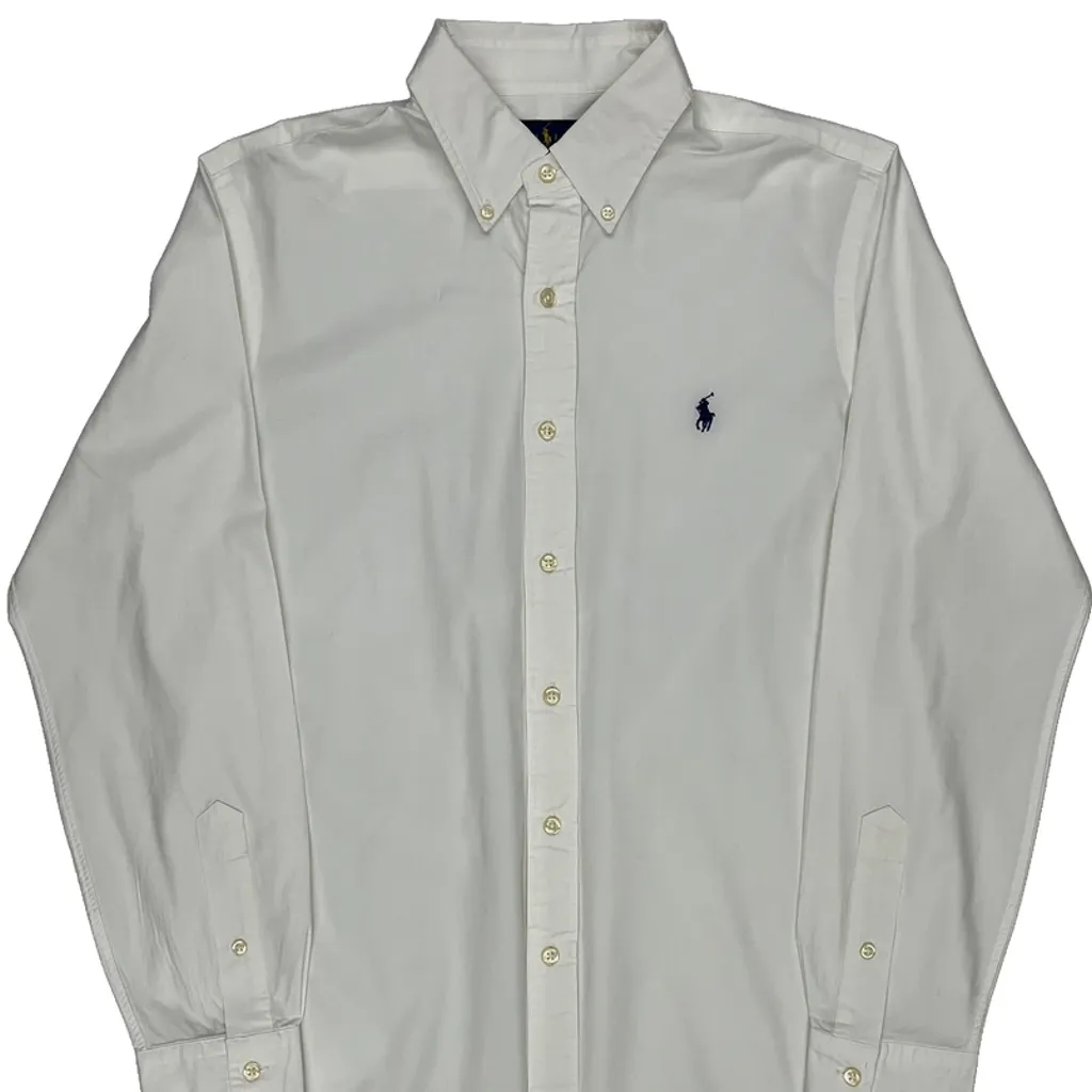 Ralph Lauren Shirt - Medium White Cotton - Image 5