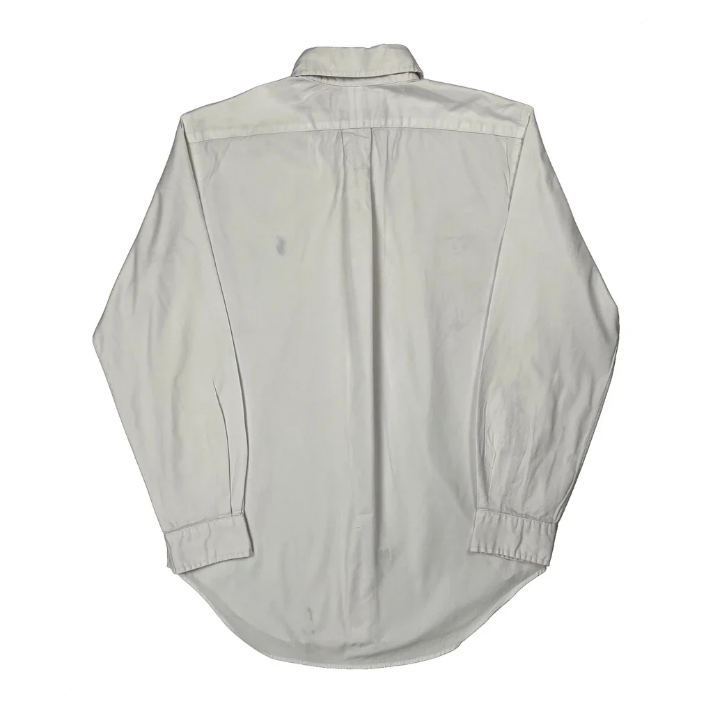Ralph Lauren Shirt - Medium White Cotton - Image 2