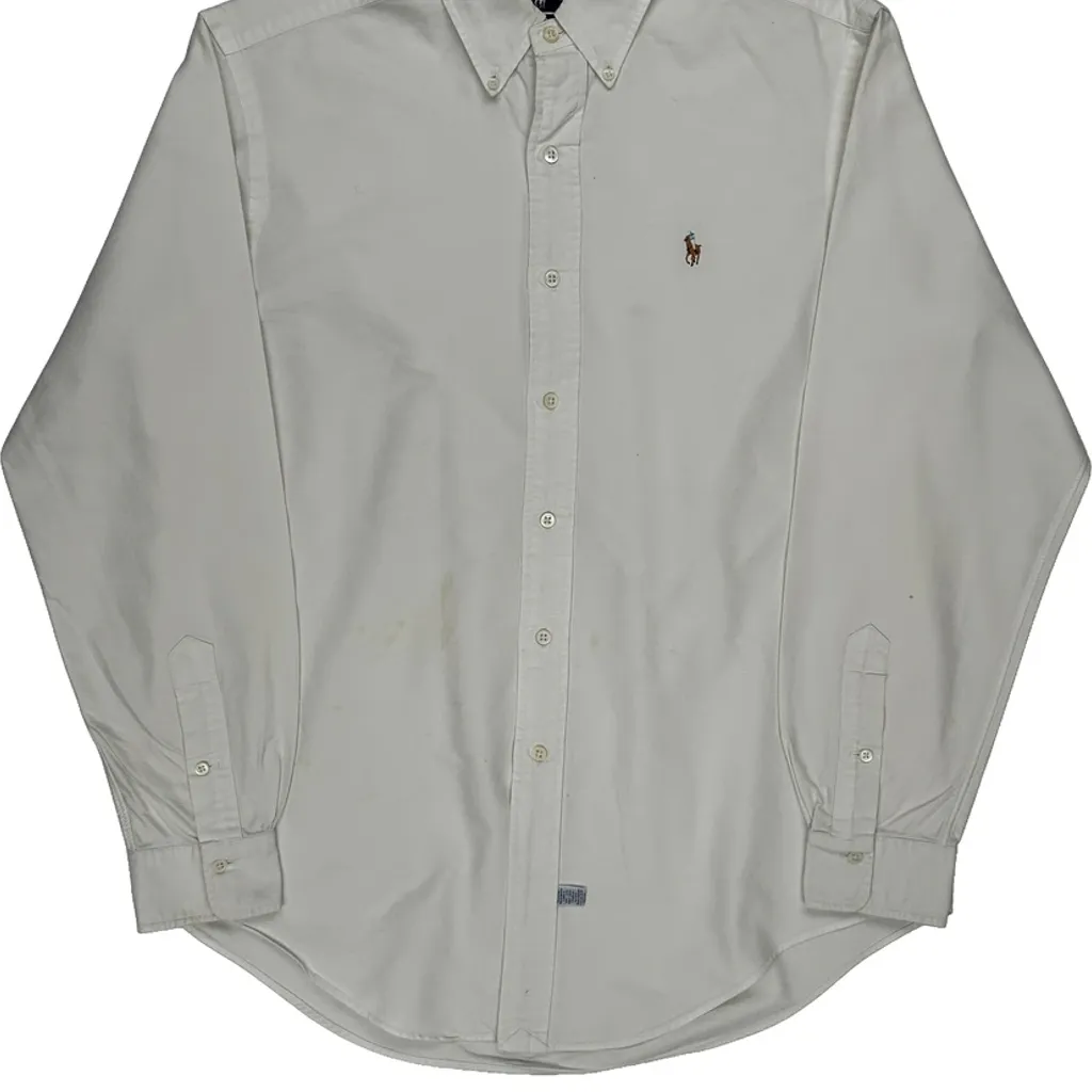 Ralph Lauren Shirt - Medium White Cotton - Image 5