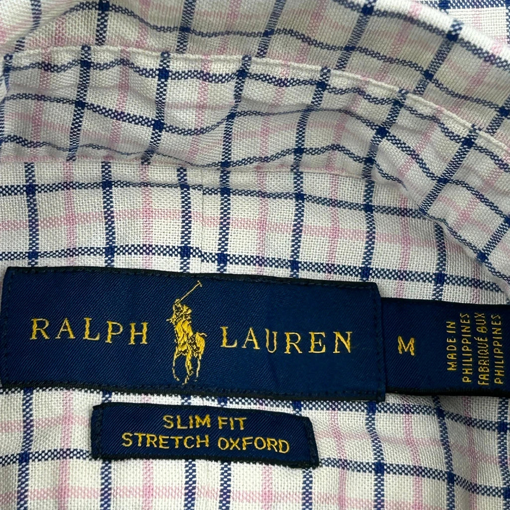 Ralph Lauren Slim Fit Shirt - Medium White Cotton - Image 3