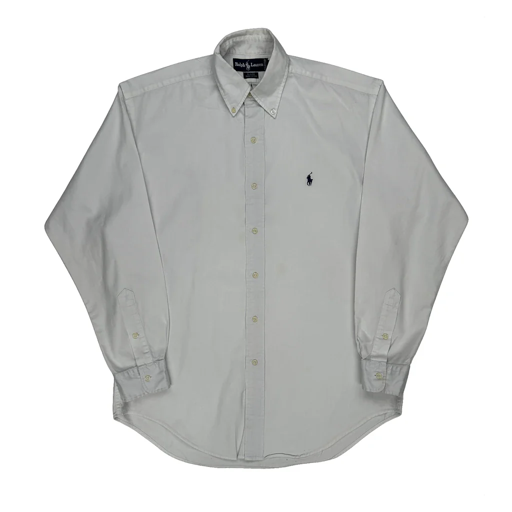 Ralph Lauren Shirt - Small White Cotton