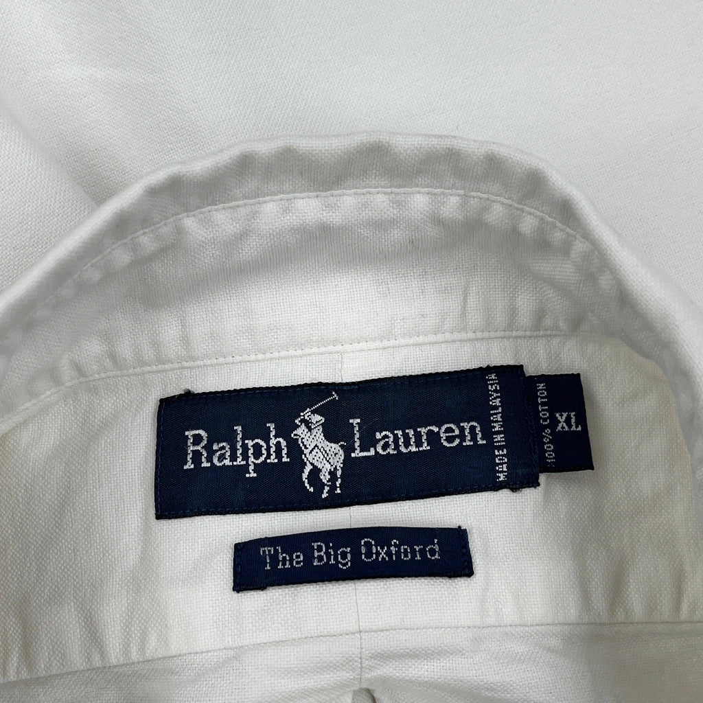 Ralph Lauren Shirt - XL White Cotton - Image 3