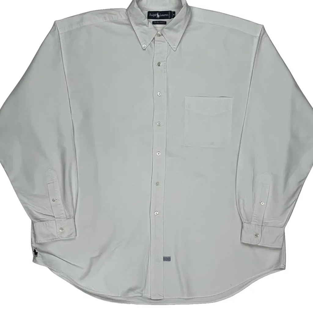 Ralph Lauren Shirt - XL White Cotton - Image 4