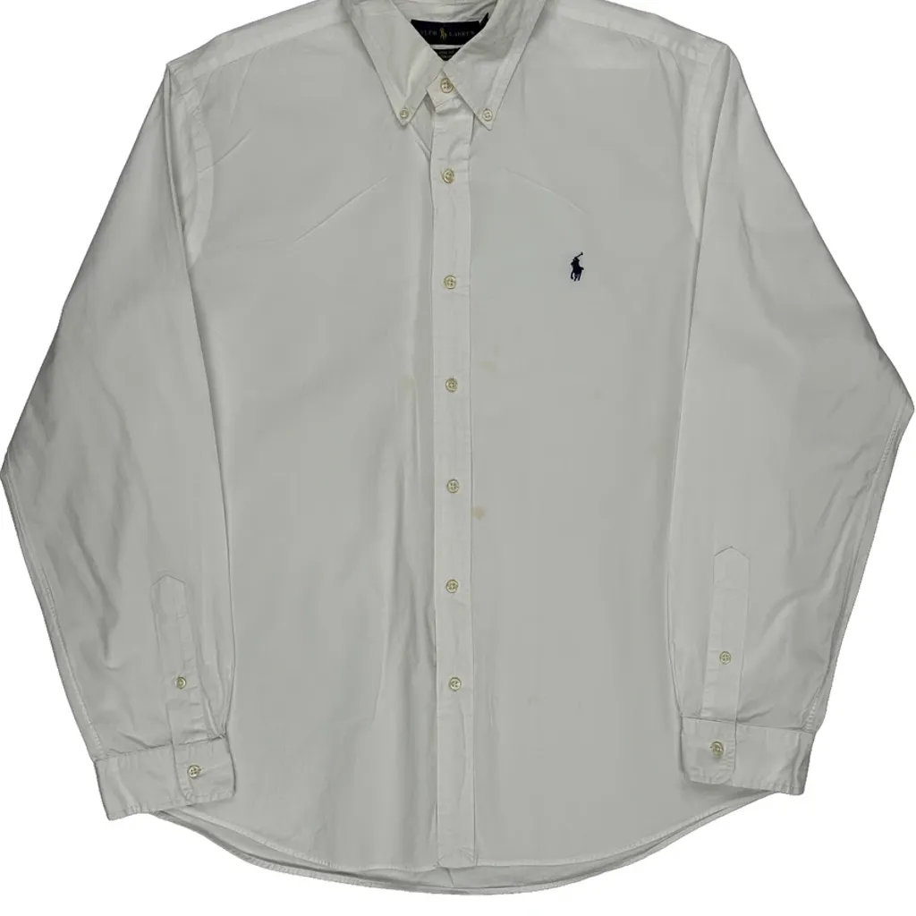Ralph Lauren Shirt - XL White Cotton - Image 5