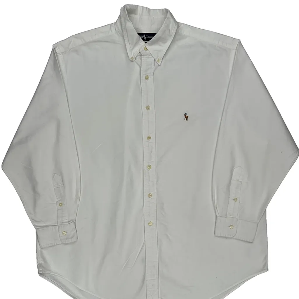 Ralph Lauren Shirt - XL White Cotton - Image 4