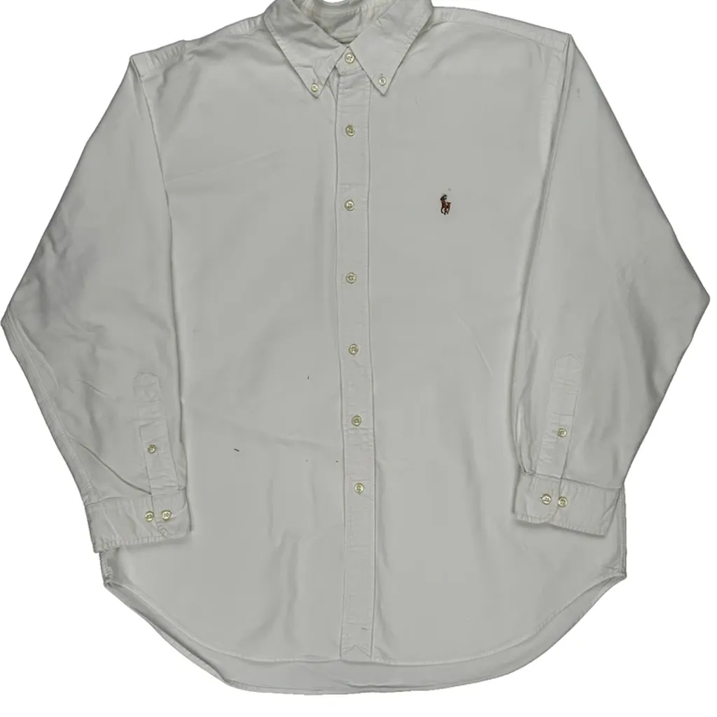 Ralph Lauren Shirt - XL White Cotton - Image 5