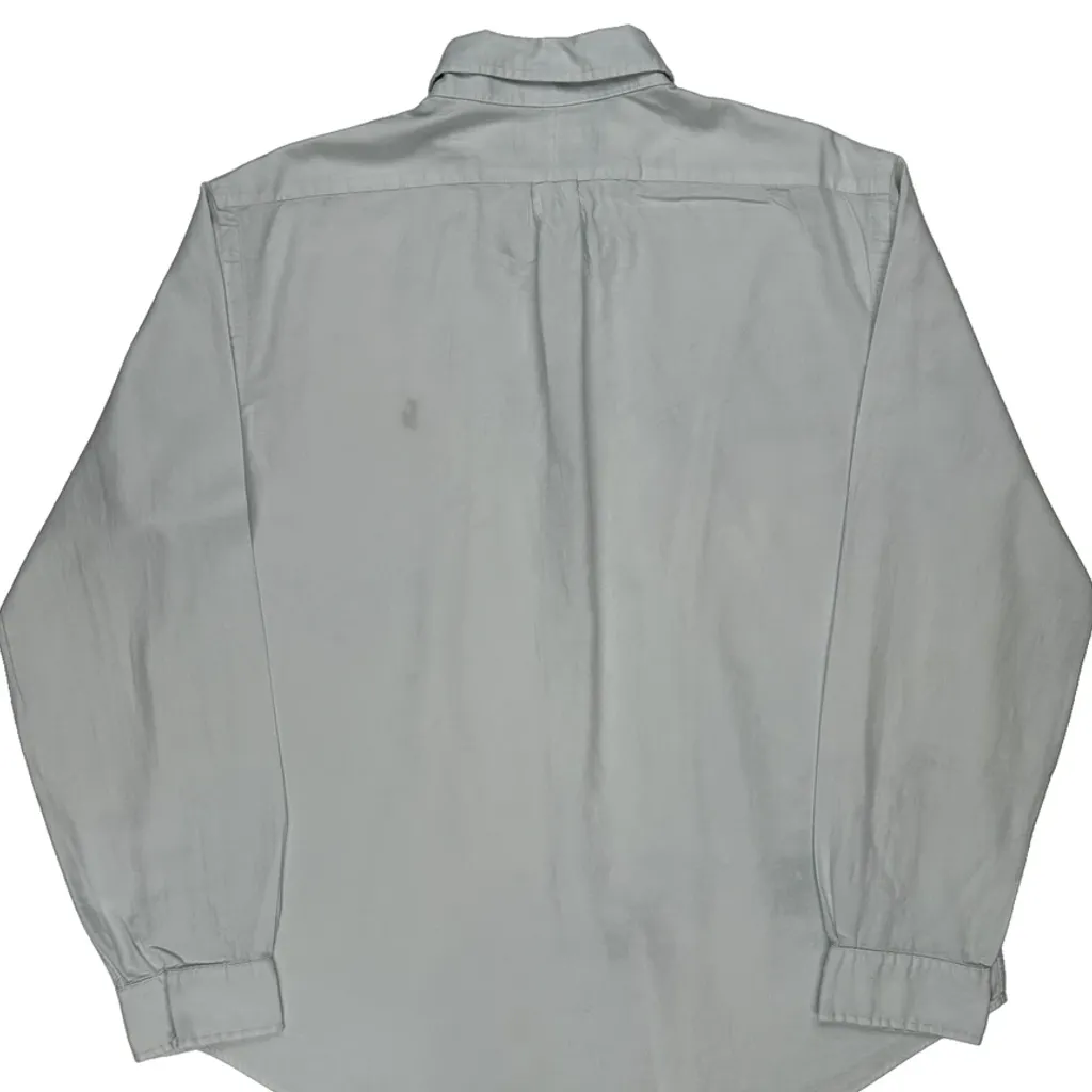 Ralph Lauren Chambray Oxford Shirt - XL White Cotton - Image 6