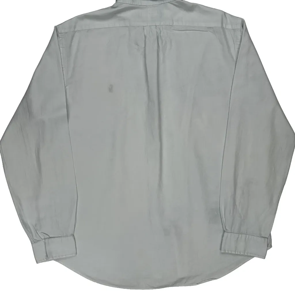 Ralph Lauren Chambray Oxford Shirt - XL White Cotton - Image 7