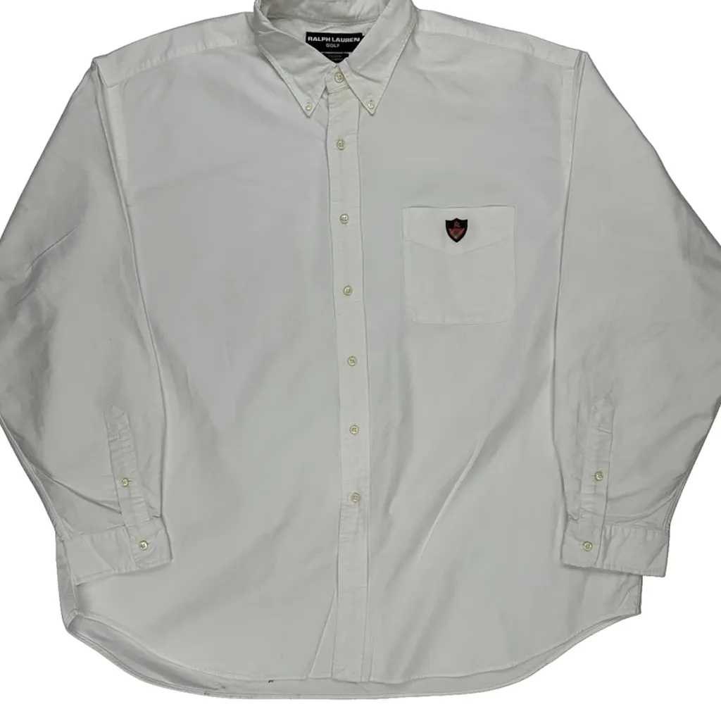 Ralph Lauren Shirt - 2XL White Cotton - Image 4
