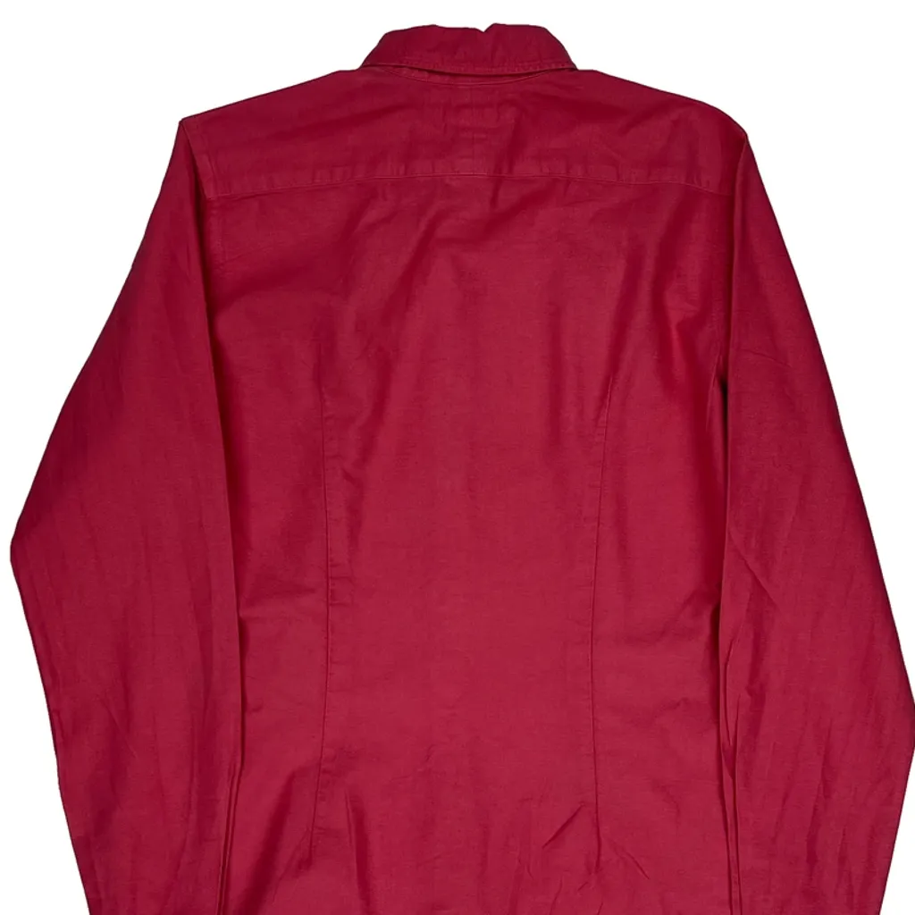 Ralph Lauren Slim Fit Shirt - Small Red Cotton - Image 6