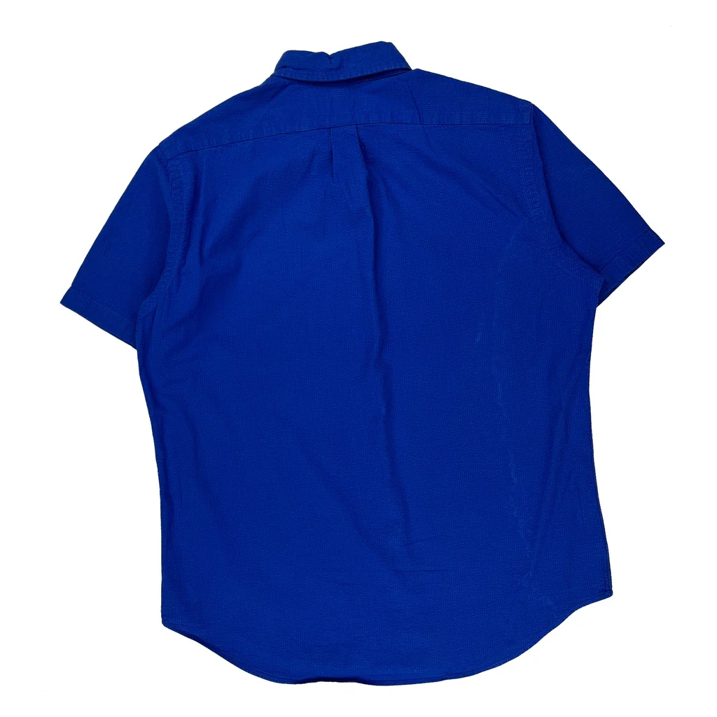 Ralph Lauren Short Sleeve Shirt - Large Blue Cotton - Image 2