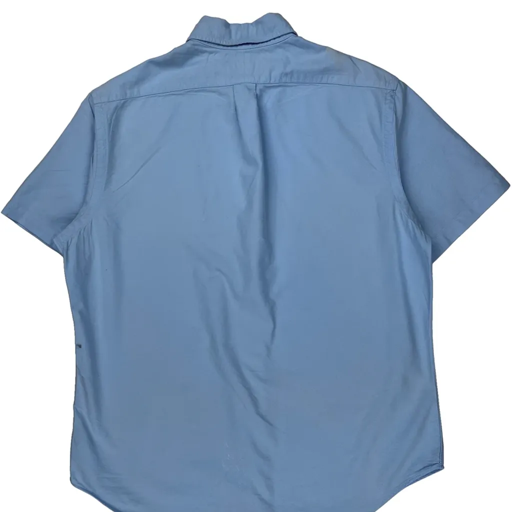 Ralph Lauren Short Sleeve Shirt - Large Blue Cotton - Image 7