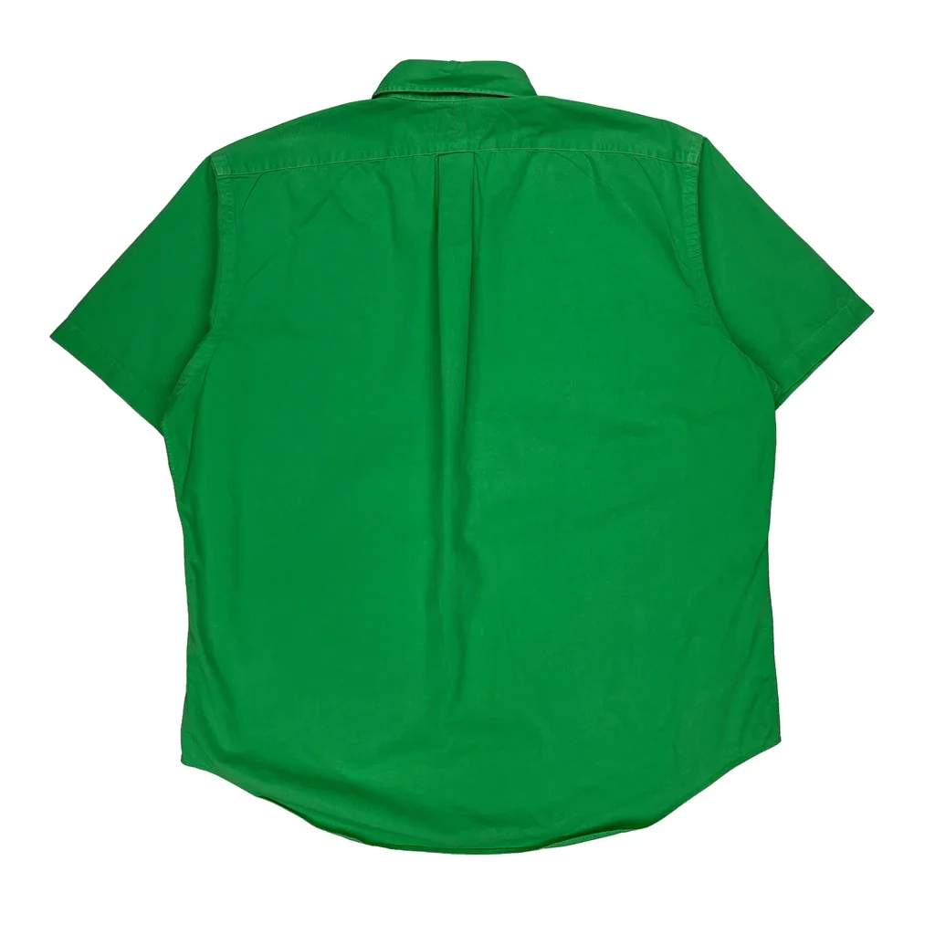 Ralph Lauren Short Sleeve Shirt - XL Green Cotton - Image 2