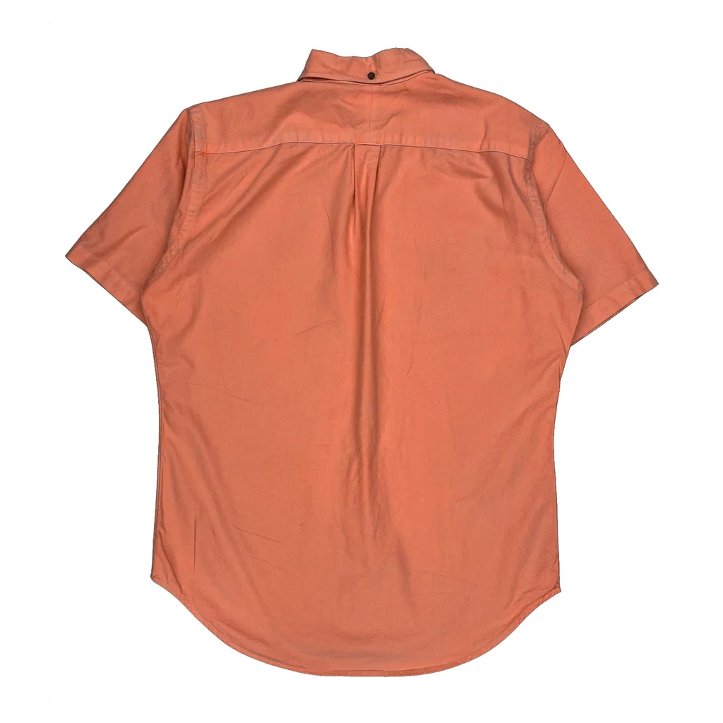 Ralph Lauren Short Sleeve Shirt - Medium Orange Cotton - Image 2