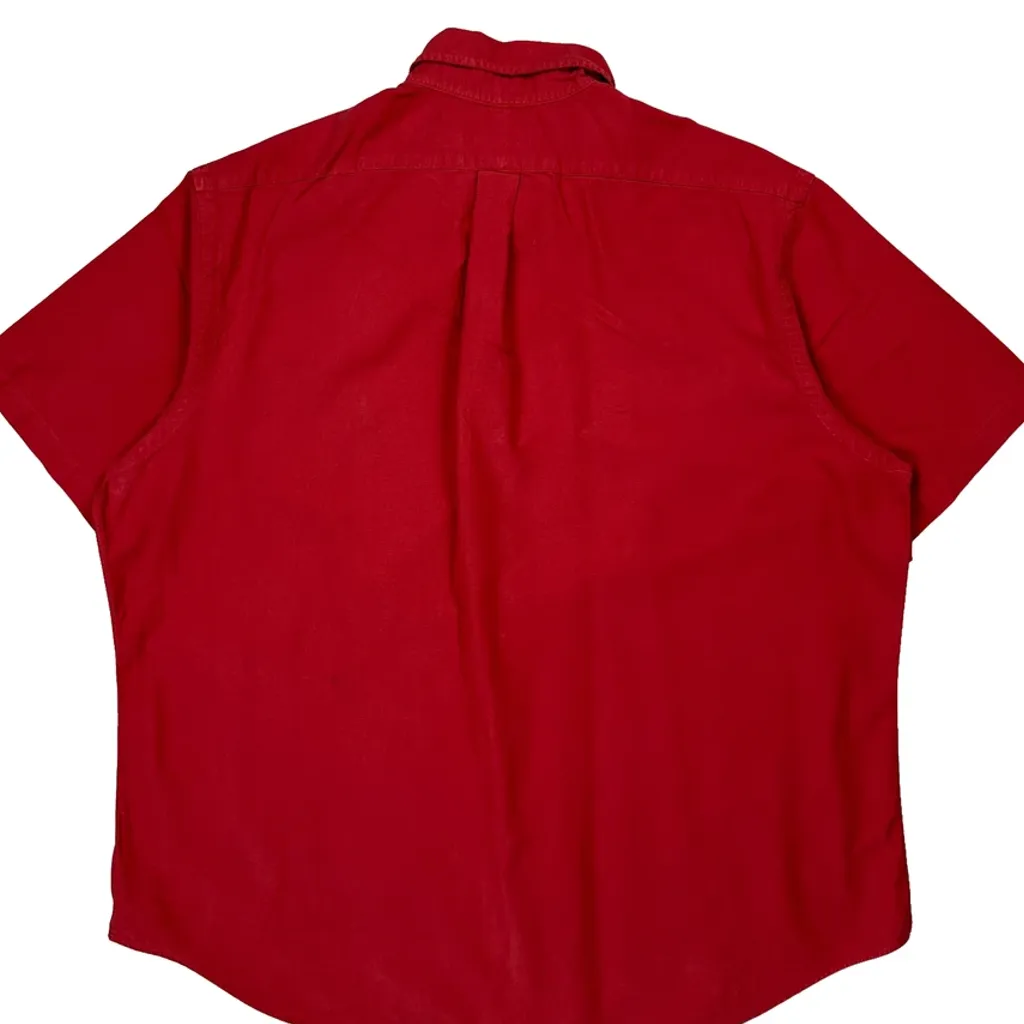 Ralph Lauren Short Sleeve Shirt - 2XL Red Cotton - Image 7