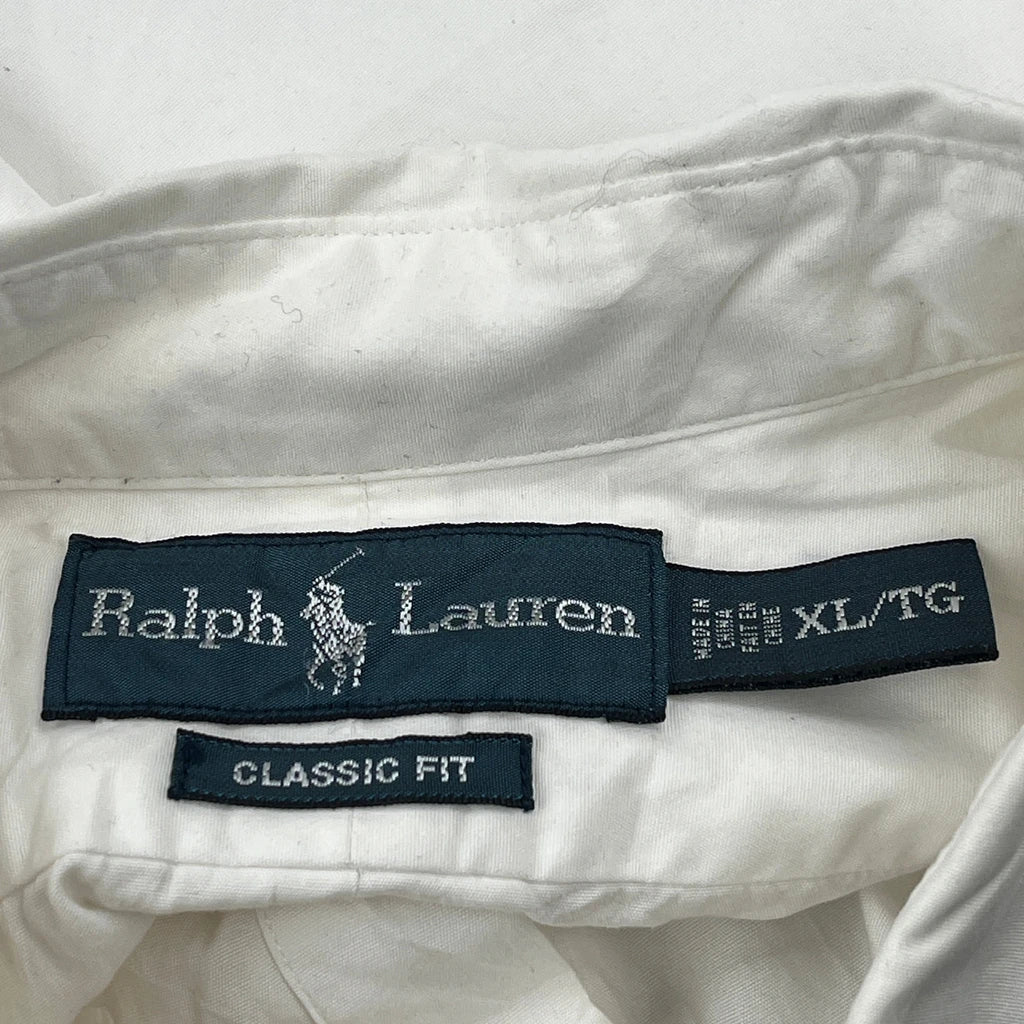 Ralph Lauren Short Sleeve Shirt - XL White Cotton - Image 3