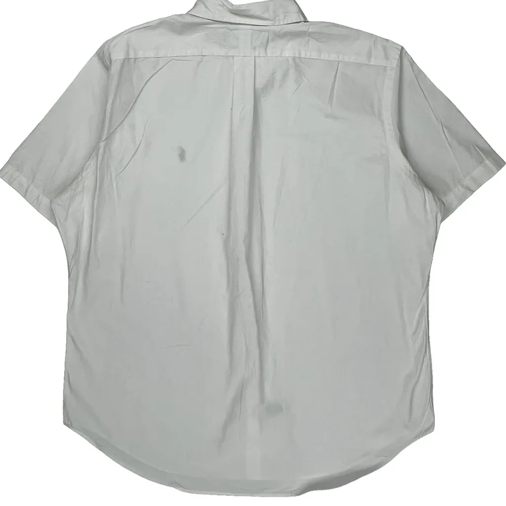 Ralph Lauren Short Sleeve Shirt - XL White Cotton - Image 6