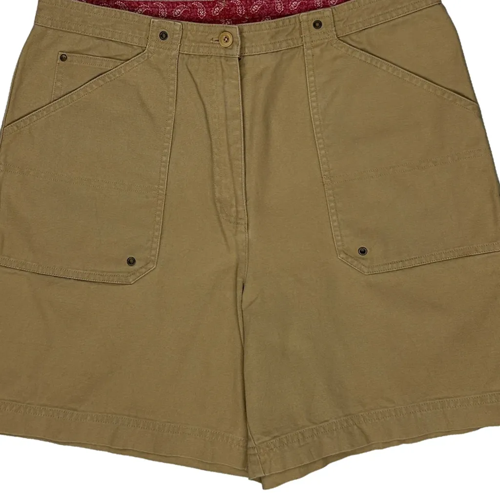 Ralph Lauren Fatigue Shorts - 32W UK 14 Khaki Cotton - Image 10