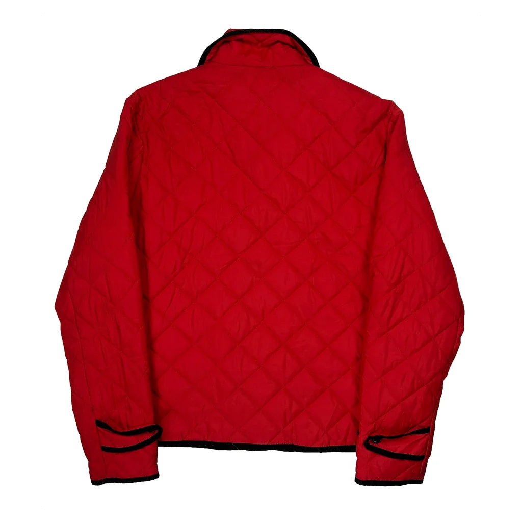 Ralph Lauren Sport Quilted Jacket - Large Red Polyester - Image 2