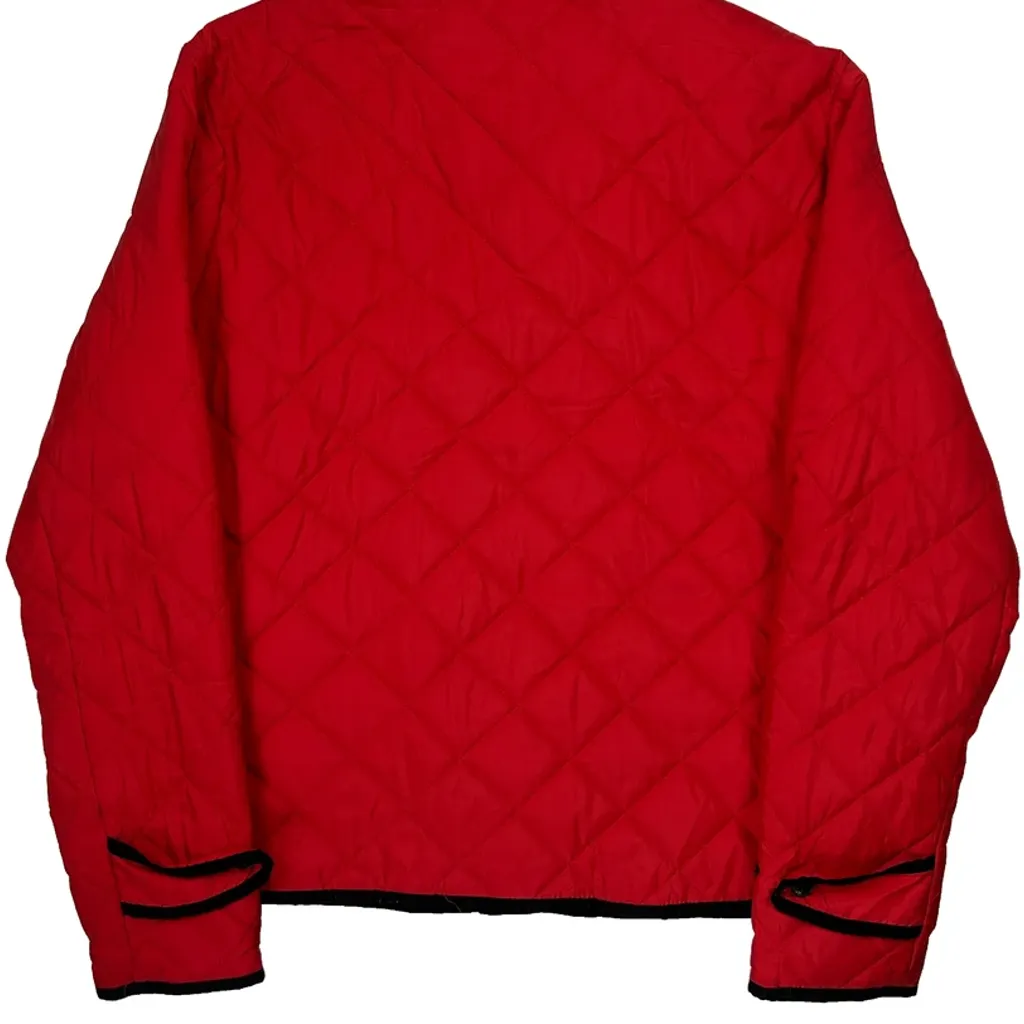 Ralph Lauren Sport Quilted Jacket - Large Red Polyester - Image 7