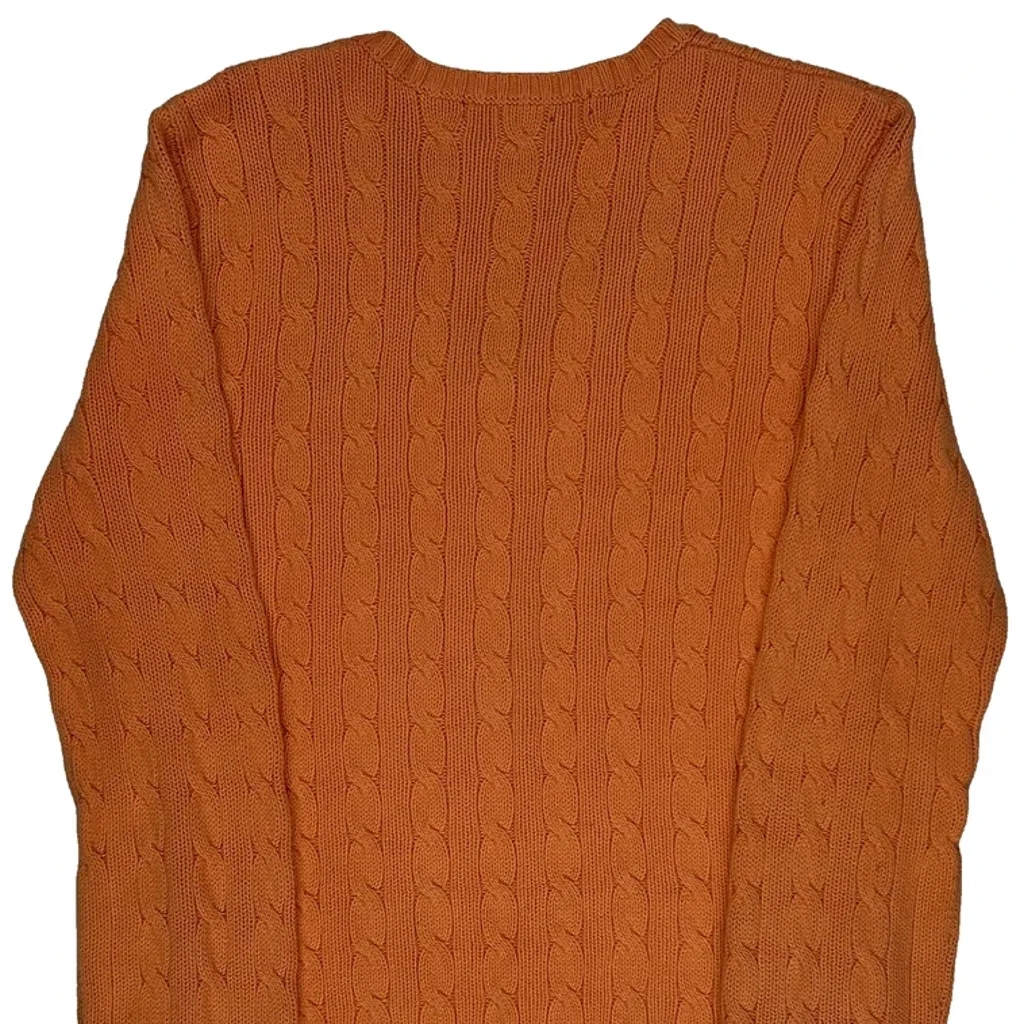 Ralph Lauren Sport Jumper - Large Orange Cotton - Image 7