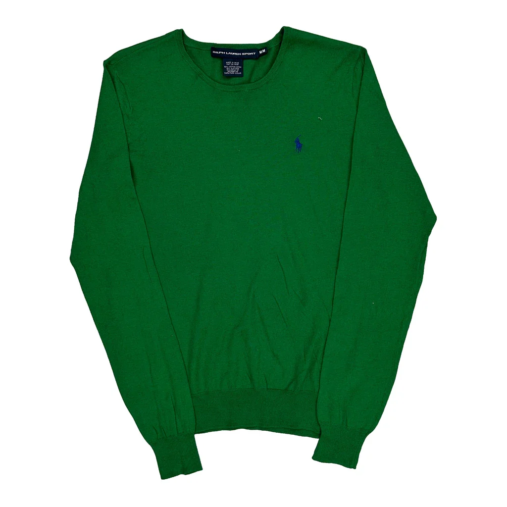 Ralph Lauren Sport Sweater - Medium Green Cotton