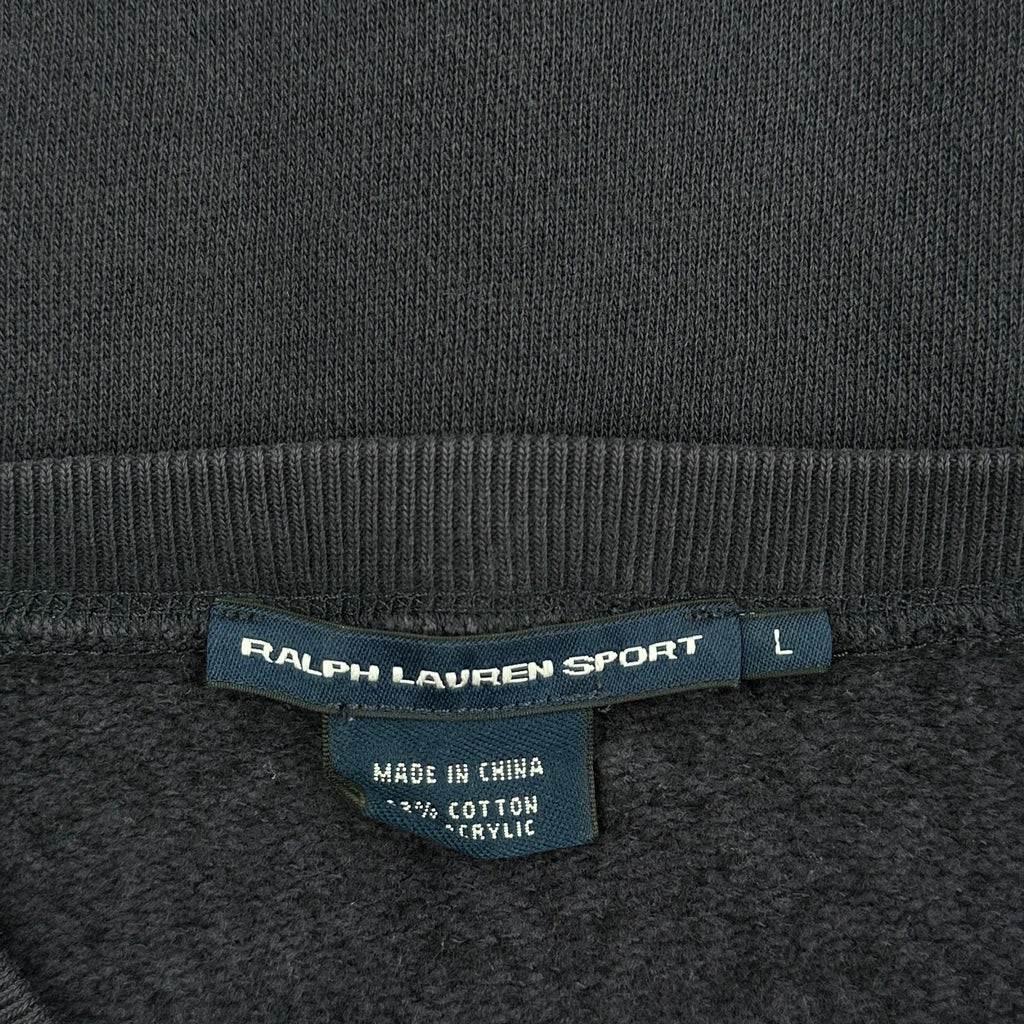 Ralph Lauren Sport Sweatshirt - Large Black Acrylic - Image 3