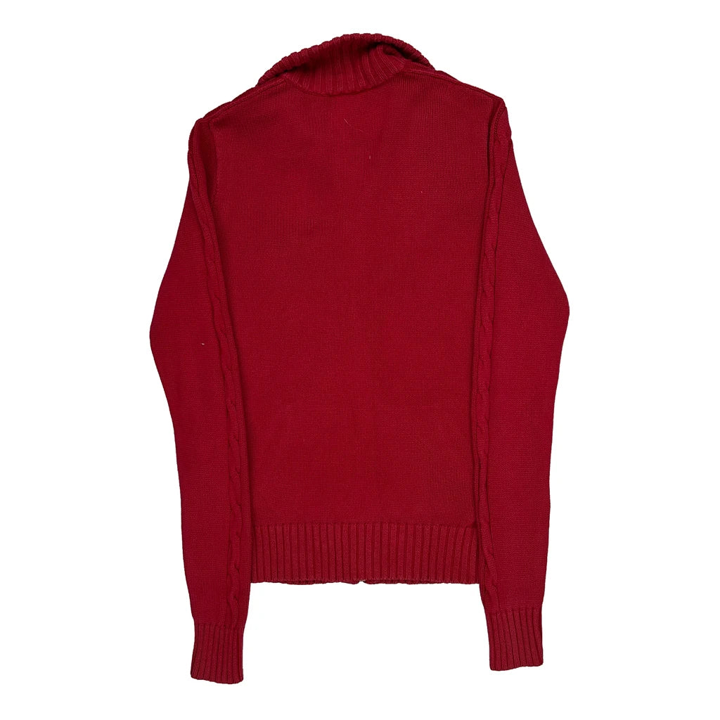 Ralph Lauren Sport Zip Up - Small Red Cotton - Image 2