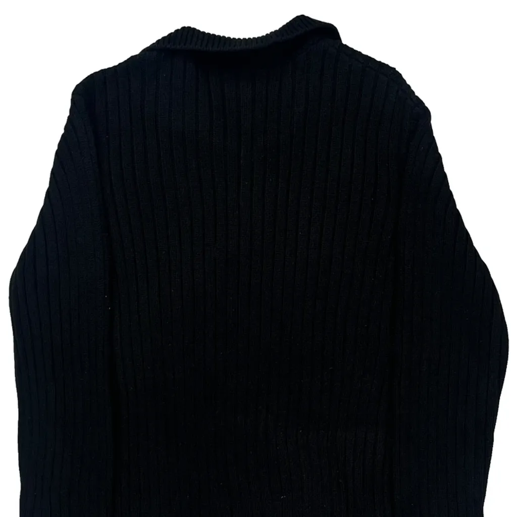 Ralph Lauren Sweater - Large Black Cotton - Image 7