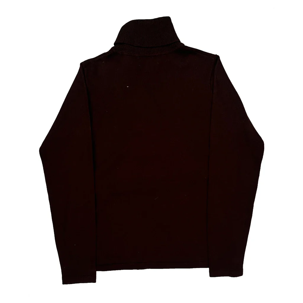 Ralph Lauren Petite Sweater - Small Brown Wool Blend - Image 2