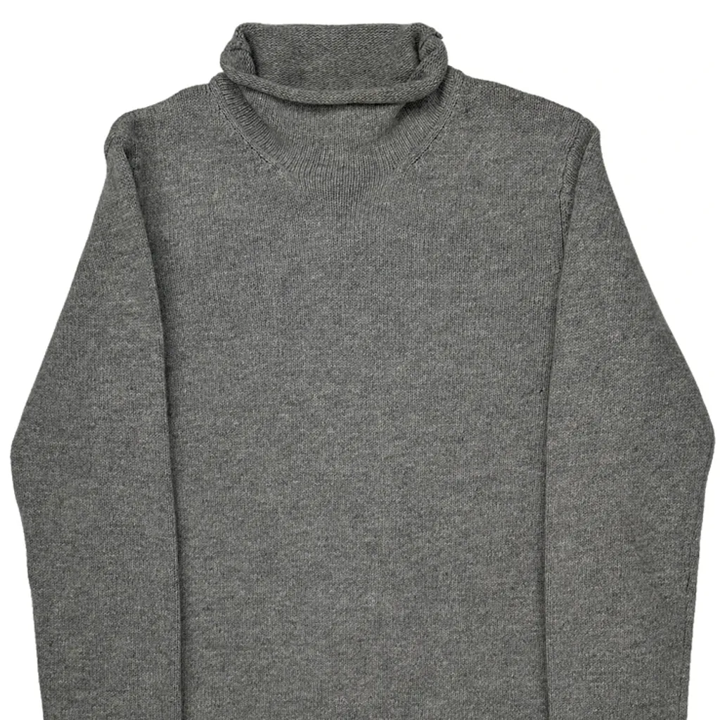 Ralph Lauren Roll Neck Sweater - Medium Gray Cashmere Blend - Image 4