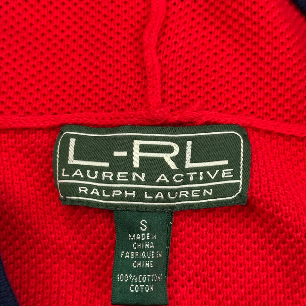 Ralph Lauren Striped Sweater - Small Red Cotton - Image 3