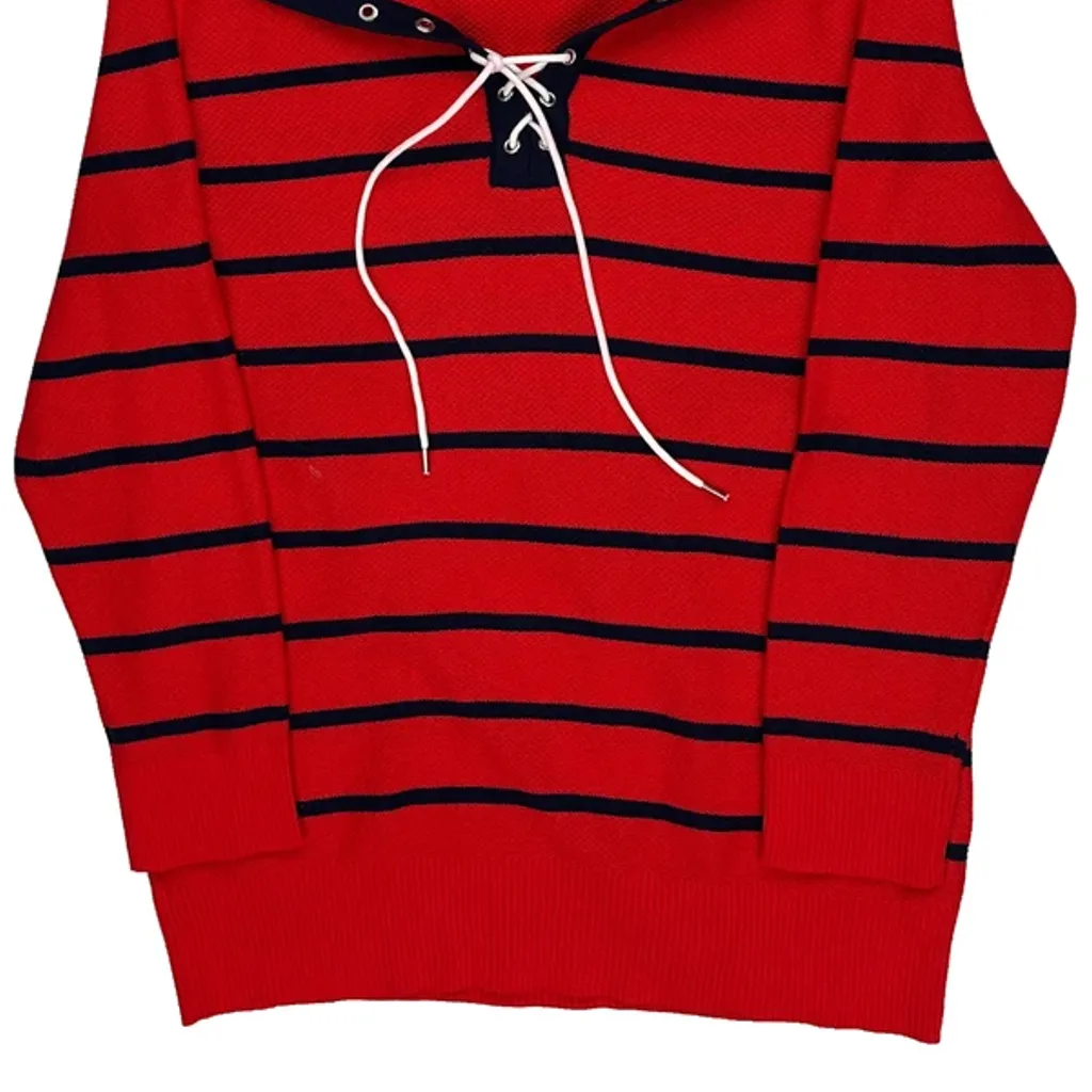 Ralph Lauren Striped Sweater - Small Red Cotton - Image 5