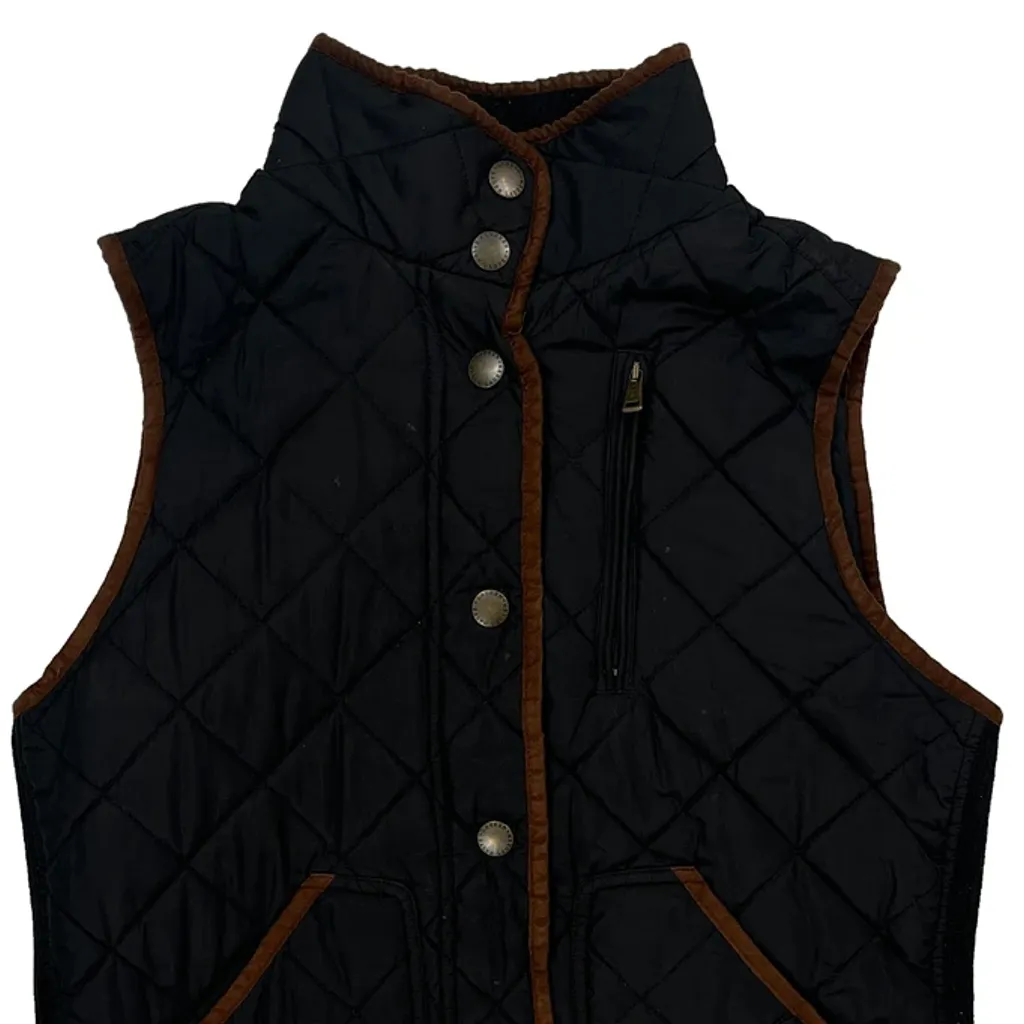 Ralph Lauren Vest - Medium Black Polyester - Image 5