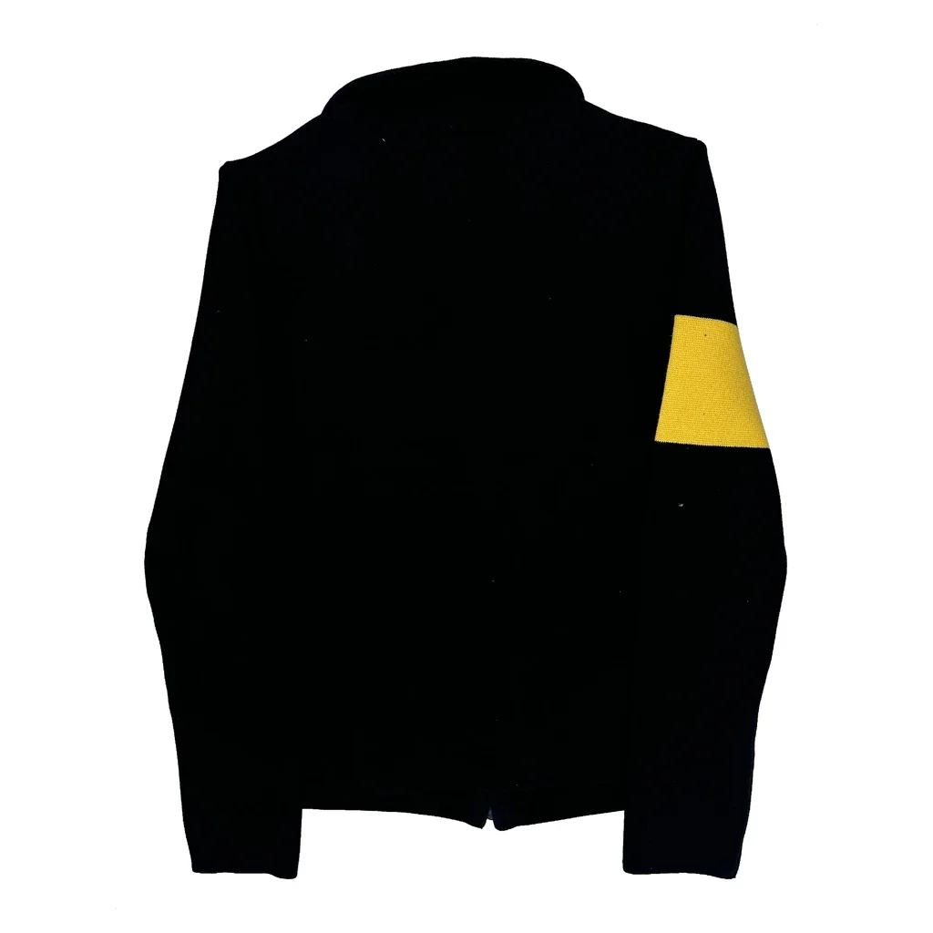 Ralph Lauren Knit Zip Up - Medium Black Cotton - Image 2