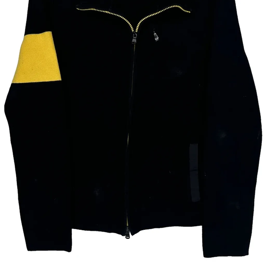 Ralph Lauren Knit Zip Up - Medium Black Cotton - Image 5