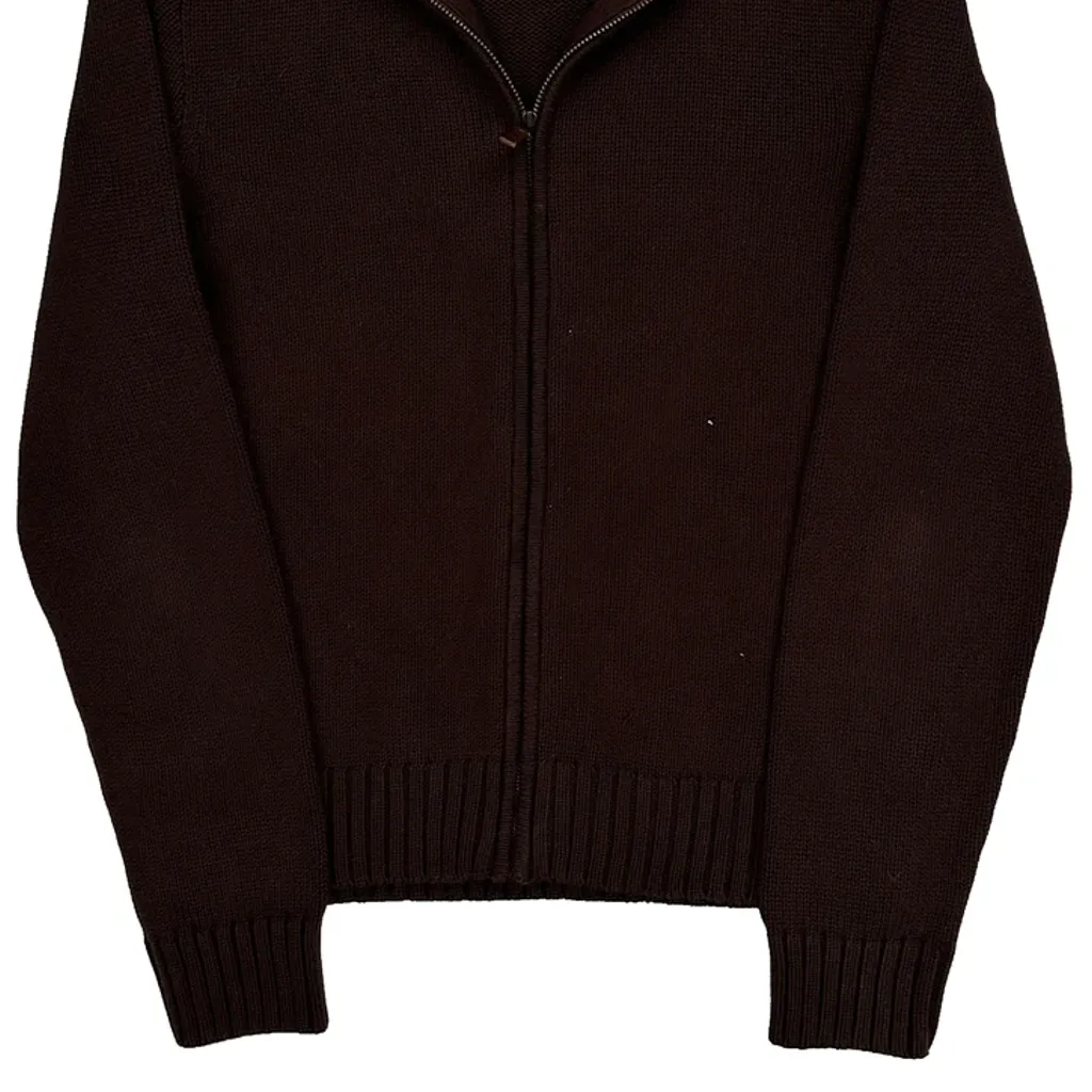Ralph Lauren Zip Up - Medium Brown Cotton - Image 5