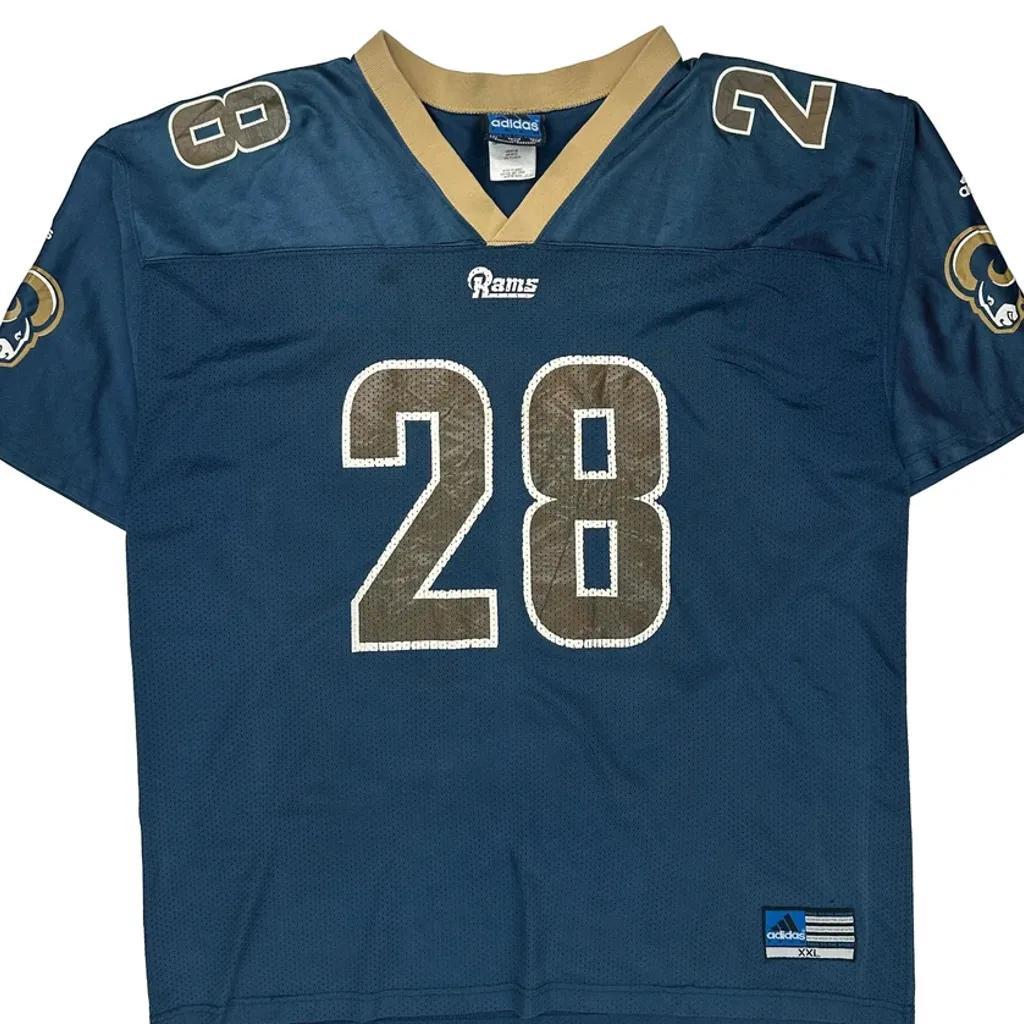 Rams Adidas Team Jersey - 2XL Blue Polyester - Image 4