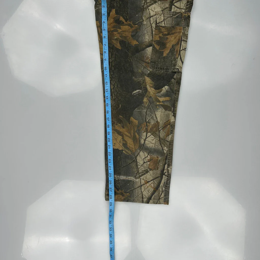 Ranger Camo Cargo Trousers - 34W 29L Green Cotton - Image 5
