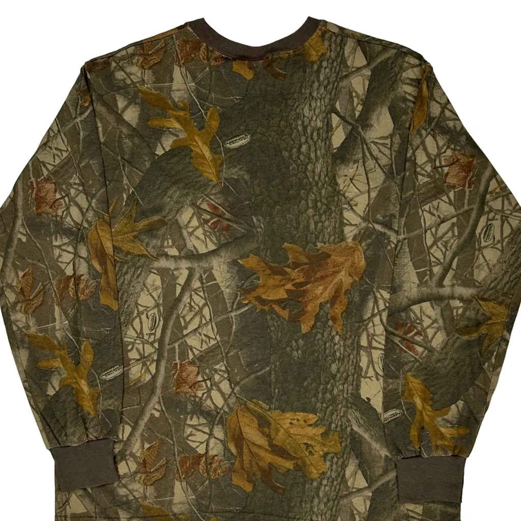Ranger Camo Long Sleeve T-Shirt - Large Green Cotton - Image 6