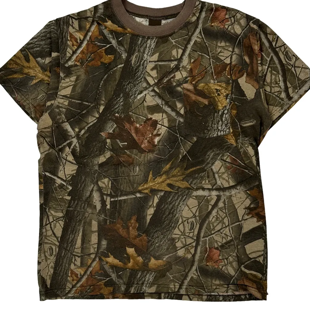 Ranger Ringer Camo T-Shirt - Large Camo Cotton - Image 5