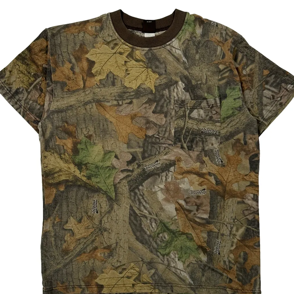 Ranger Ringer Camo T-Shirt - Medium Camo Cotton - Image 5