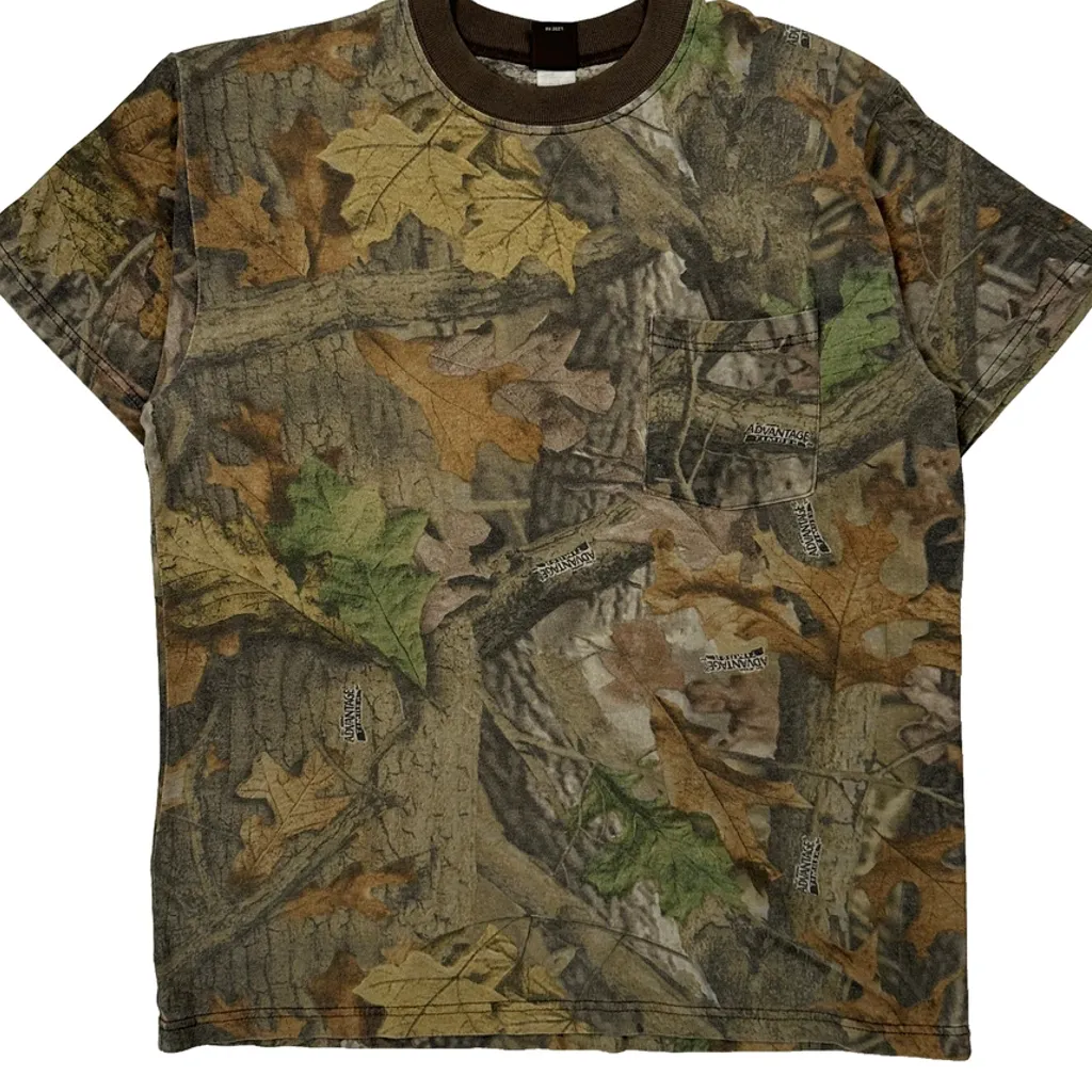 Ranger Ringer Camo T-Shirt - Medium Camo Cotton - Image 6