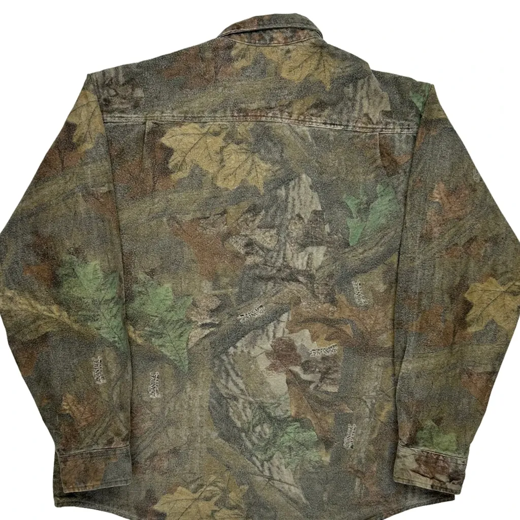 Rattlers Brand Flannel Shirt - XL Camo Cotton - Image 7