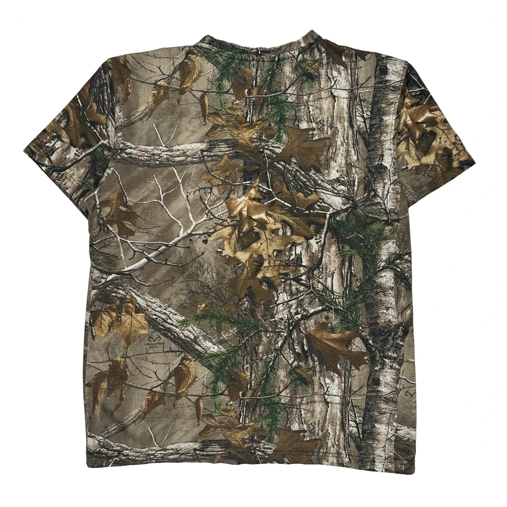 Realtree Buckhorn River Camo T-Shirt - XL Camo Cotton Blend - Image 2