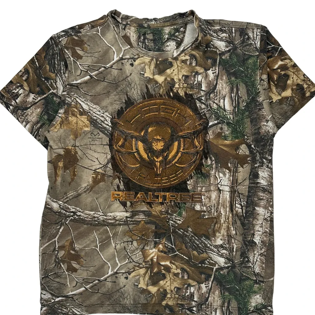 Realtree Buckhorn River Camo T-Shirt - XL Camo Cotton Blend - Image 5